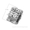 Antique silver plated butterfly shape bead for handmake jewelry